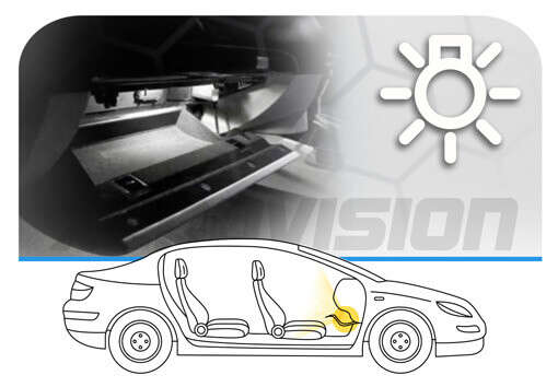 Luce portaoggetti LED