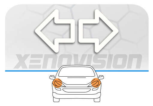 Frecce anteriori LED