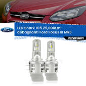H15: Kit LED Shark 24.000Lm - Luci Diurne DRL e Abbaglianti Canbus