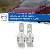 H15: Kit LED Shark 24.000Lm - Luci Diurne DRL e Abbaglianti Canbus