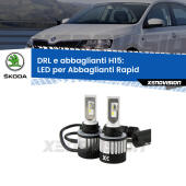 H15: Kit LED Shark 24.000Lm - Luci Diurne DRL e Abbaglianti Canbus