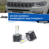 D3S: Kit trasformazione LED da lampade Xenon 24000Lm - Nuovo modello 2025