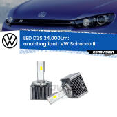 D3S: Kit trasformazione LED da lampade Xenon 24000Lm - Nuovo modello 2025