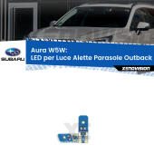 T10 (W5W) Aura Kit LED Premium chip 5700K - FINE SERIE: No garanzia