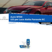 T10 (W5W) Aura Kit LED Premium chip 5700K - FINE SERIE: No garanzia