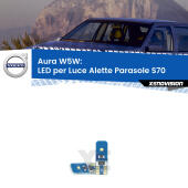 T10 (W5W) Aura Kit LED Premium chip 5700K - FINE SERIE: No garanzia