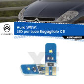 T10 (W5W) Aura Kit LED Premium chip 5700K - FINE SERIE: No garanzia