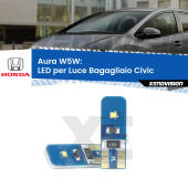 T10 (W5W) Aura Kit LED Premium chip 5700K - FINE SERIE: No garanzia