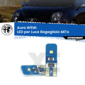 T10 (W5W) Aura Kit LED Premium chip 5700K - FINE SERIE: No garanzia