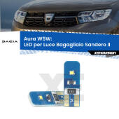 T10 (W5W) Aura Kit LED Premium chip 5700K - FINE SERIE: No garanzia