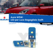 T10 (W5W) Aura Kit LED Premium chip 5700K - FINE SERIE: No garanzia