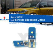 T10 (W5W) Aura Kit LED Premium chip 5700K - FINE SERIE: No garanzia