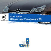 T10 (W5W) Aura Kit LED Premium chip 5700K - FINE SERIE: No garanzia