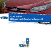 T10 (W5W) Aura Kit LED Premium chip 5700K - FINE SERIE: No garanzia