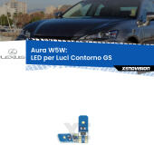 T10 (W5W) Aura Kit LED Premium chip 5700K - FINE SERIE: No garanzia