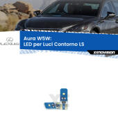 T10 (W5W) Aura Kit LED Premium chip 5700K - FINE SERIE: No garanzia