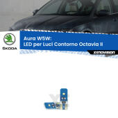 T10 (W5W) Aura Kit LED Premium chip 5700K - FINE SERIE: No garanzia