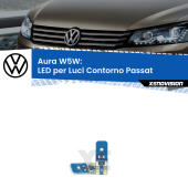 T10 (W5W) Aura Kit LED Premium chip 5700K - FINE SERIE: No garanzia