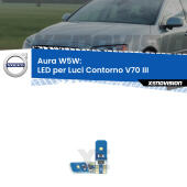 T10 (W5W) Aura Kit LED Premium chip 5700K - FINE SERIE: No garanzia