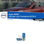 T10 (W5W) Aura Kit LED Premium chip 5700K - FINE SERIE: No garanzia