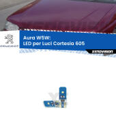 T10 (W5W) Aura Kit LED Premium chip 5700K - FINE SERIE: No garanzia