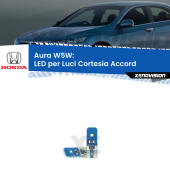 T10 (W5W) Aura Kit LED Premium chip 5700K - FINE SERIE: No garanzia