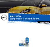 T10 (W5W) Aura Kit LED Premium chip 5700K - FINE SERIE: No garanzia