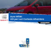 T10 (W5W) Aura Kit LED Premium chip 5700K - FINE SERIE: No garanzia