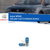 T10 (W5W) Aura Kit LED Premium chip 5700K - FINE SERIE: No garanzia