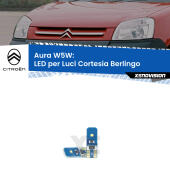 T10 (W5W) Aura Kit LED Premium chip 5700K - FINE SERIE: No garanzia