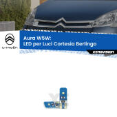 T10 (W5W) Aura Kit LED Premium chip 5700K - FINE SERIE: No garanzia