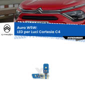 T10 (W5W) Aura Kit LED Premium chip 5700K - FINE SERIE: No garanzia