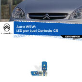 T10 (W5W) Aura Kit LED Premium chip 5700K - FINE SERIE: No garanzia