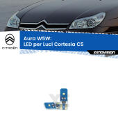 T10 (W5W) Aura Kit LED Premium chip 5700K - FINE SERIE: No garanzia