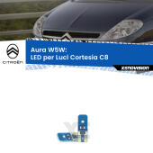 T10 (W5W) Aura Kit LED Premium chip 5700K - FINE SERIE: No garanzia