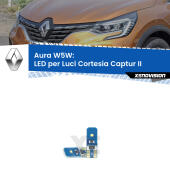 T10 (W5W) Aura Kit LED Premium chip 5700K - FINE SERIE: No garanzia