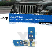 T10 (W5W) Aura Kit LED Premium chip 5700K - FINE SERIE: No garanzia