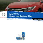 T10 (W5W) Aura Kit LED Premium chip 5700K - FINE SERIE: No garanzia