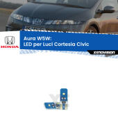 T10 (W5W) Aura Kit LED Premium chip 5700K - FINE SERIE: No garanzia