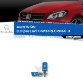 T10 (W5W) Aura Kit LED Premium chip 5700K - FINE SERIE: No garanzia