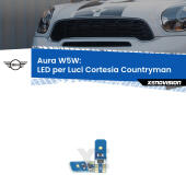 T10 (W5W) Aura Kit LED Premium chip 5700K - FINE SERIE: No garanzia