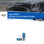 T10 (W5W) Aura Kit LED Premium chip 5700K - FINE SERIE: No garanzia