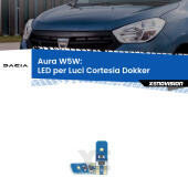 T10 (W5W) Aura Kit LED Premium chip 5700K - FINE SERIE: No garanzia