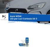 T10 (W5W) Aura Kit LED Premium chip 5700K - FINE SERIE: No garanzia