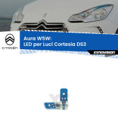 T10 (W5W) Aura Kit LED Premium chip 5700K - FINE SERIE: No garanzia