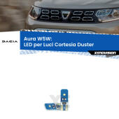 T10 (W5W) Aura Kit LED Premium chip 5700K - FINE SERIE: No garanzia