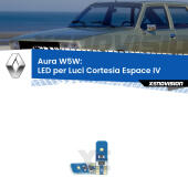 T10 (W5W) Aura Kit LED Premium chip 5700K - FINE SERIE: No garanzia