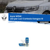 T10 (W5W) Aura Kit LED Premium chip 5700K - FINE SERIE: No garanzia