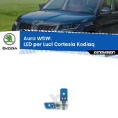 T10 (W5W) Aura Kit LED Premium chip 5700K - FINE SERIE: No garanzia