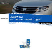 T10 (W5W) Aura Kit LED Premium chip 5700K - FINE SERIE: No garanzia